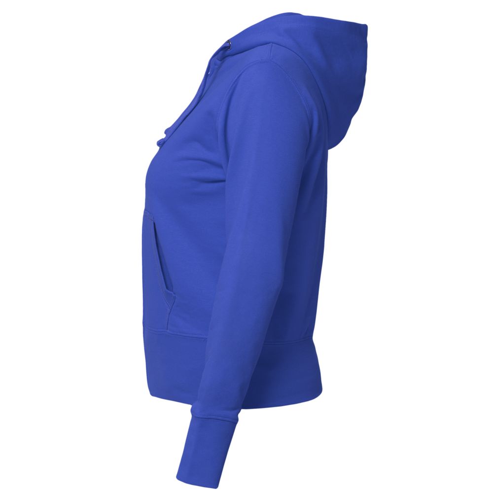 Толстовка женская Hooded Full Zip ярко-синяя в Пскове